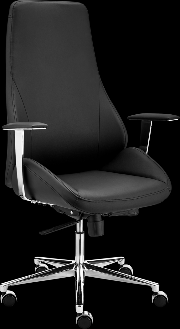 Demores Black High Office Chair - Thumbnail - Image 2