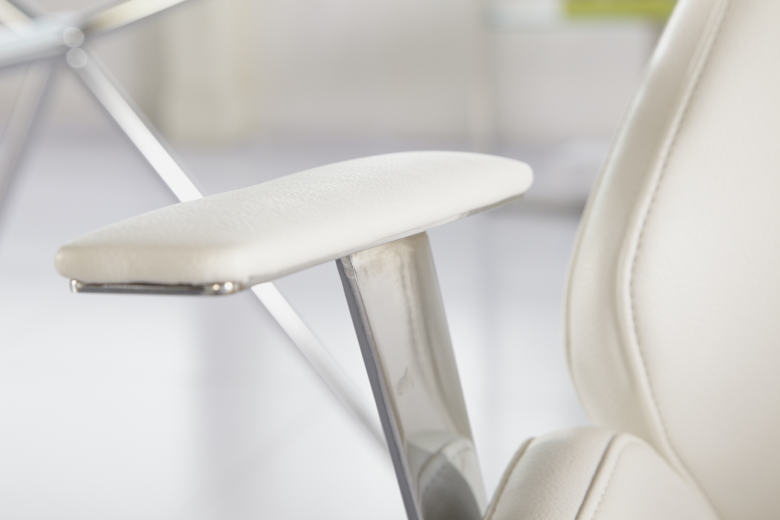 Demores White High Office Chair - Thumbnail - Image 3