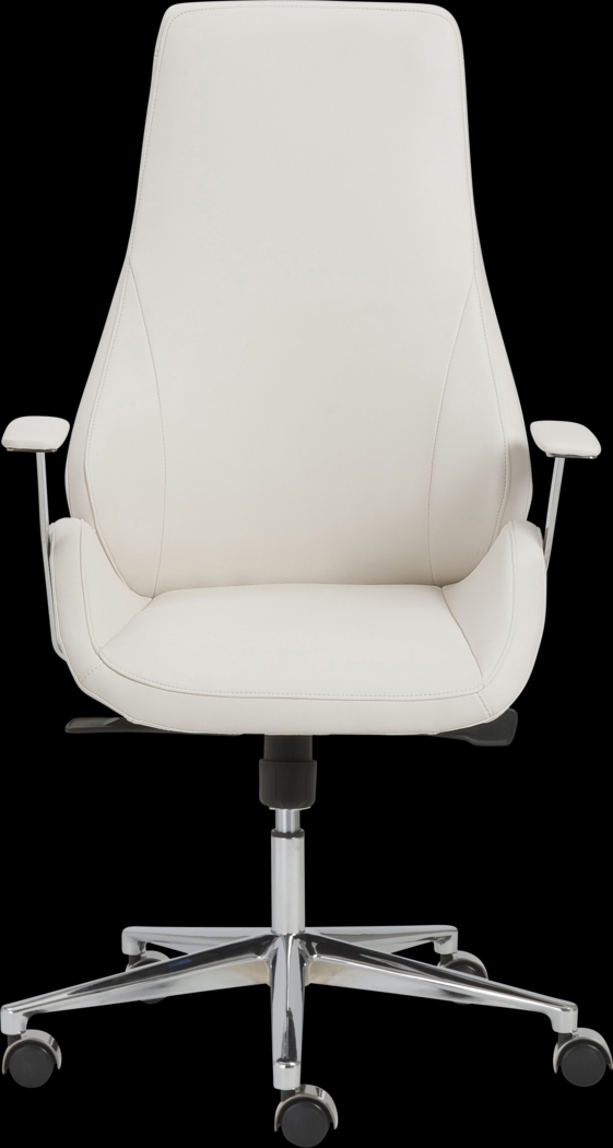 Demores White High Office Chair - Thumbnail - Image 1
