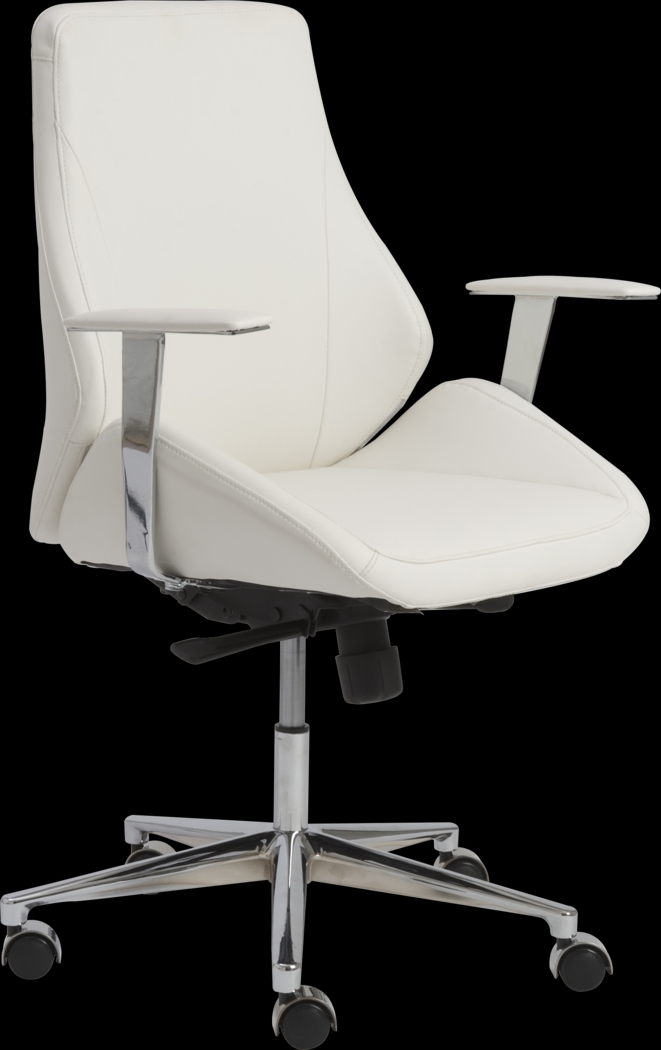 Demores White Low Office Chair - Thumbnail - Image 6