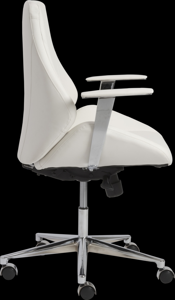 Demores White Low Office Chair - Thumbnail - Image 7