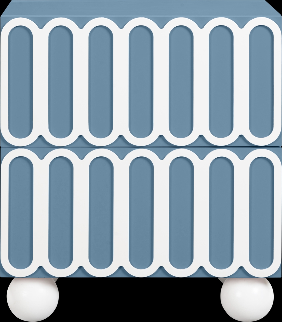 Demorest Blue Nightstand - Thumbnail - Image 3