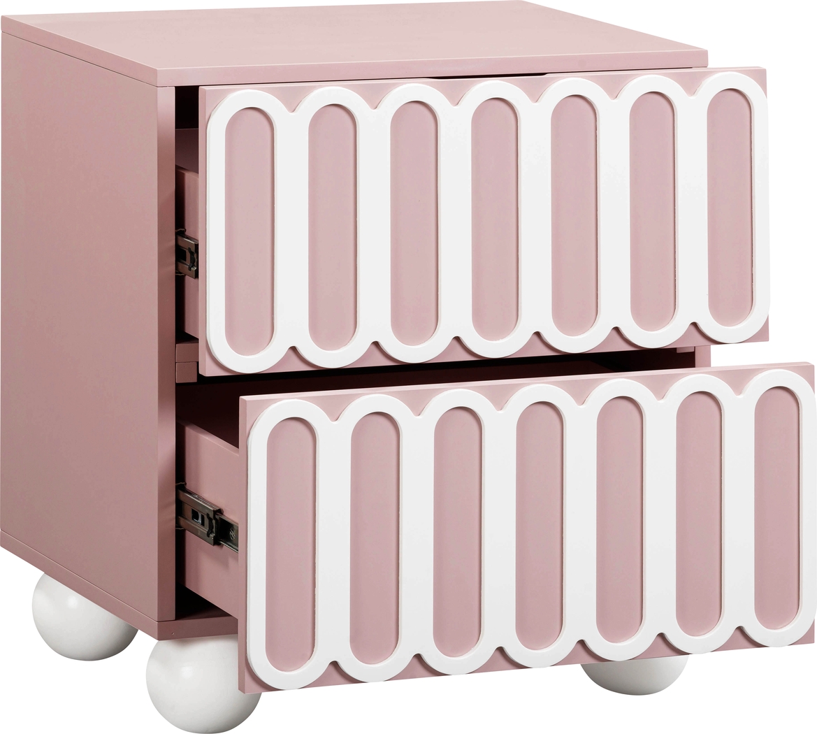 Demorest Mauve Nightstand - Thumbnail - Image 4