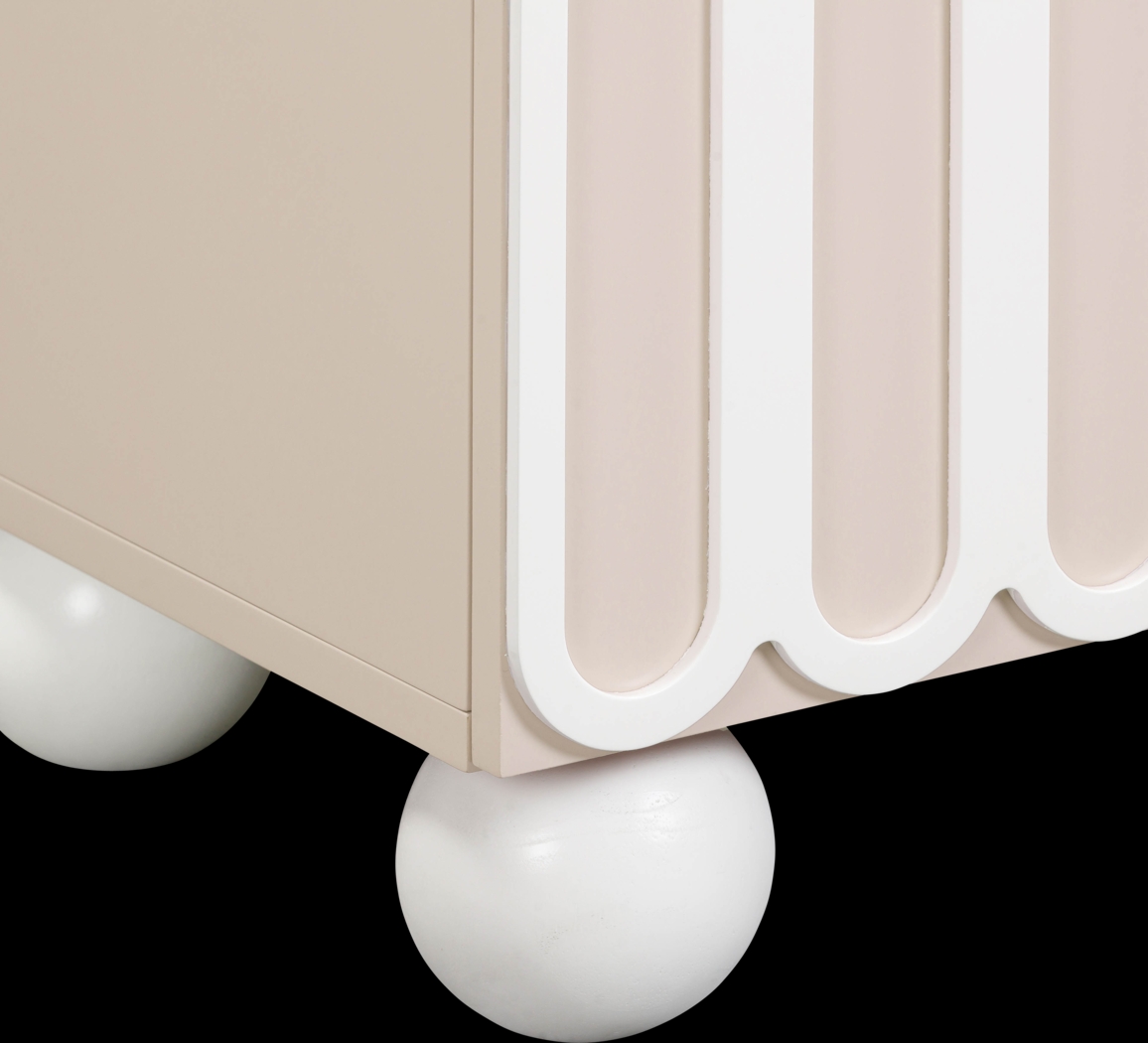 Demorest Taupe Nightstand - Thumbnail - Image 3