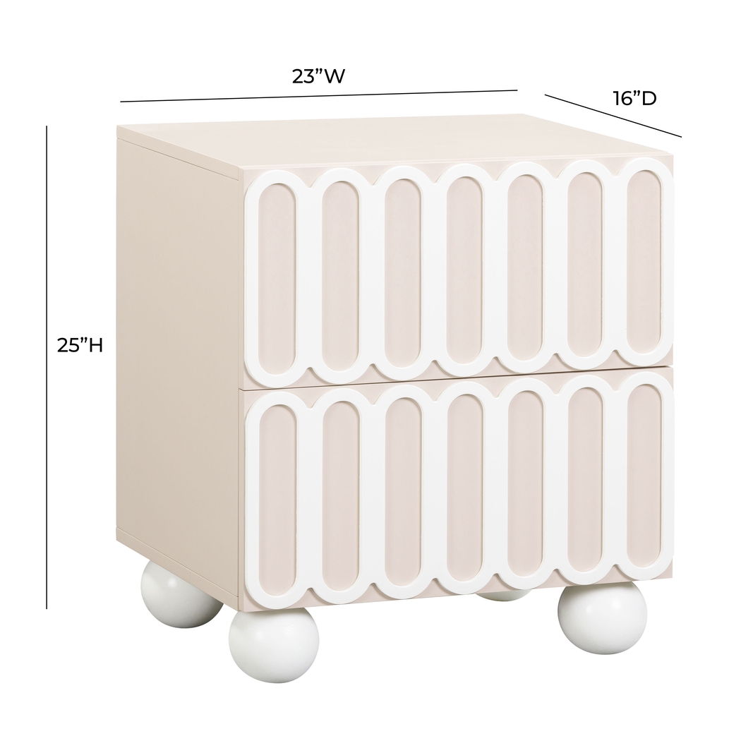 Demorest Taupe Nightstand - Thumbnail - Image 8