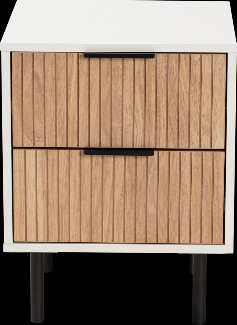 Demott White End Table - Thumbnail - Image 3