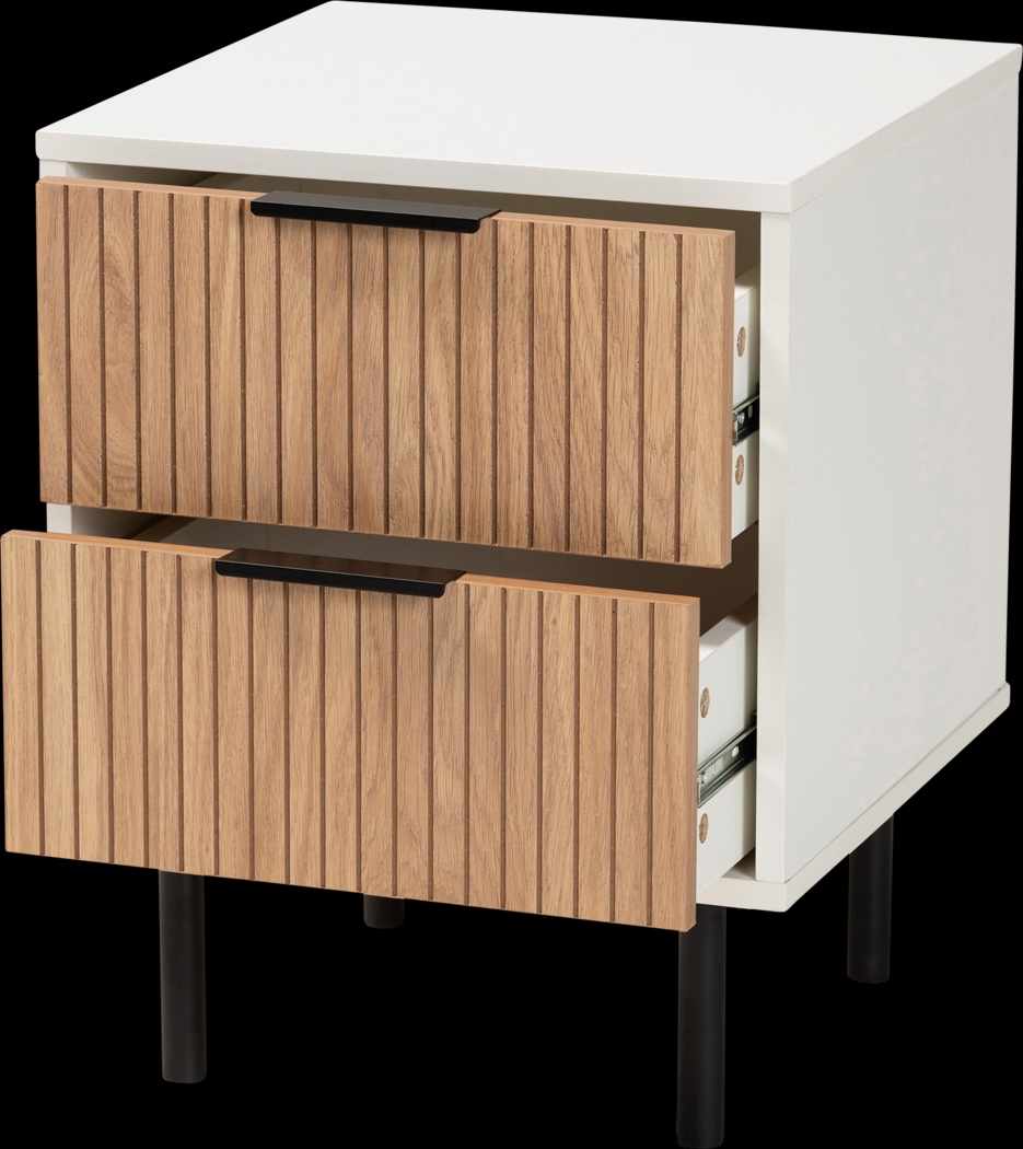 Demott White End Table - Thumbnail - Image 4