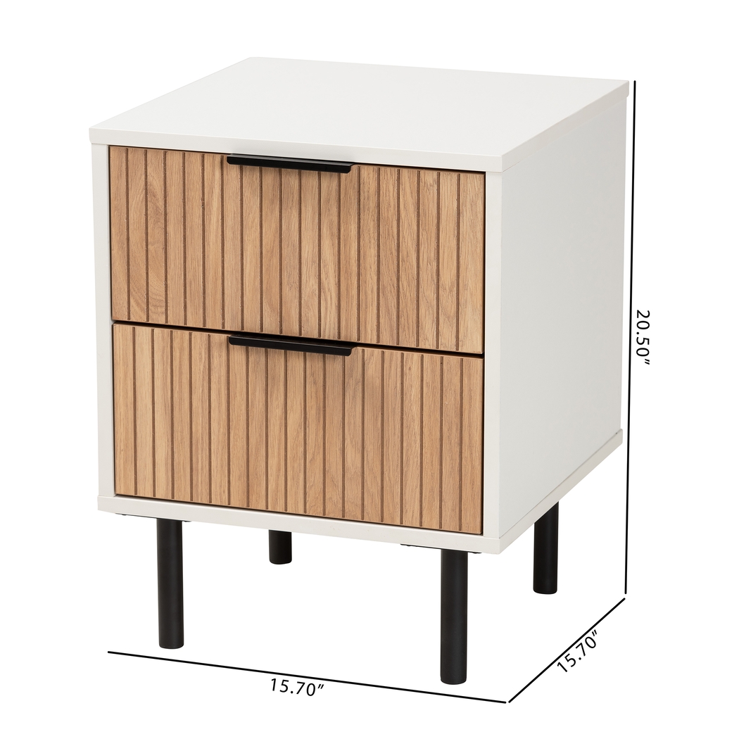 Demott White End Table - Thumbnail - Image 10