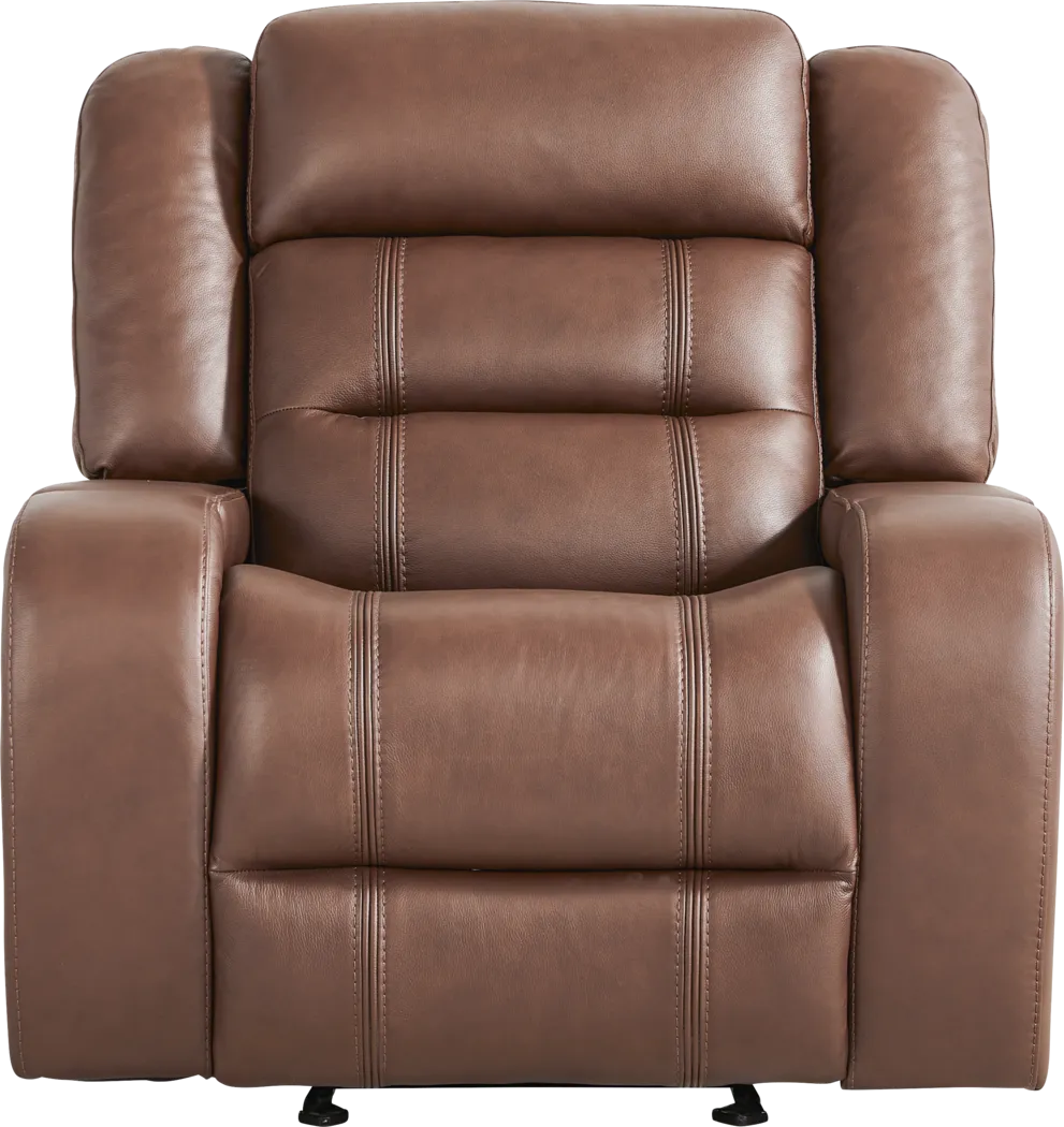 Denali Brown Leather 3 Pc Power Reclining Living Room - Thumbnail - Image 19
