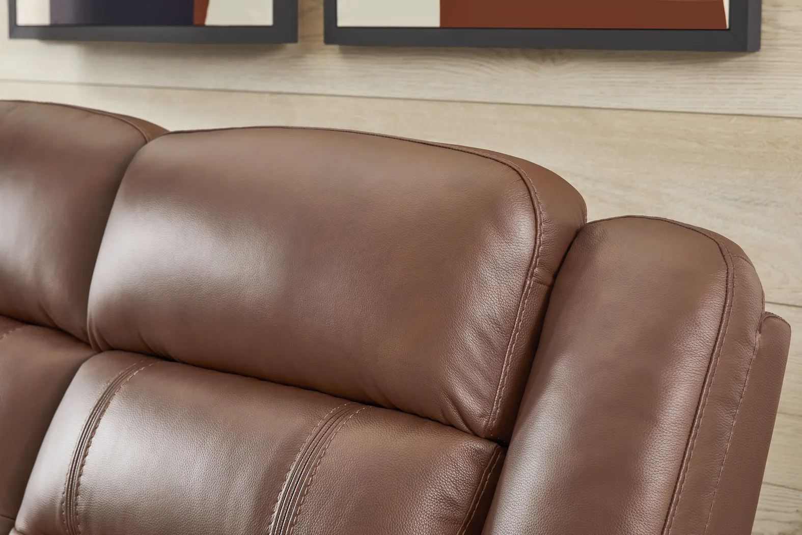 Denali Brown Leather 5 Pc Power Reclining Living Room - Thumbnail - Image 17