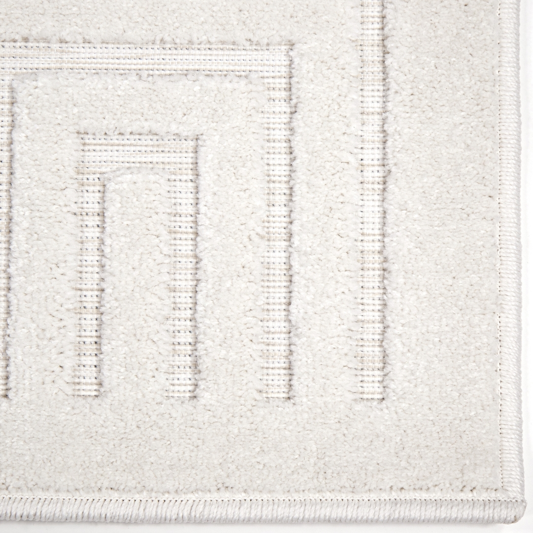Denbigh White 5'2 x 7'6 Rug - Thumbnail - Image 2
