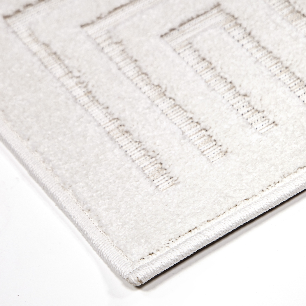 Denbigh White 7'9 x 10'10 Rug - Thumbnail - Image 3