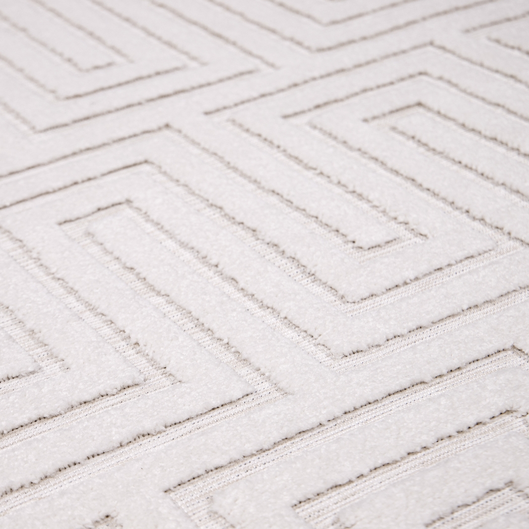 Denbigh White 7'9 x 10'10 Rug - Thumbnail - Image 6