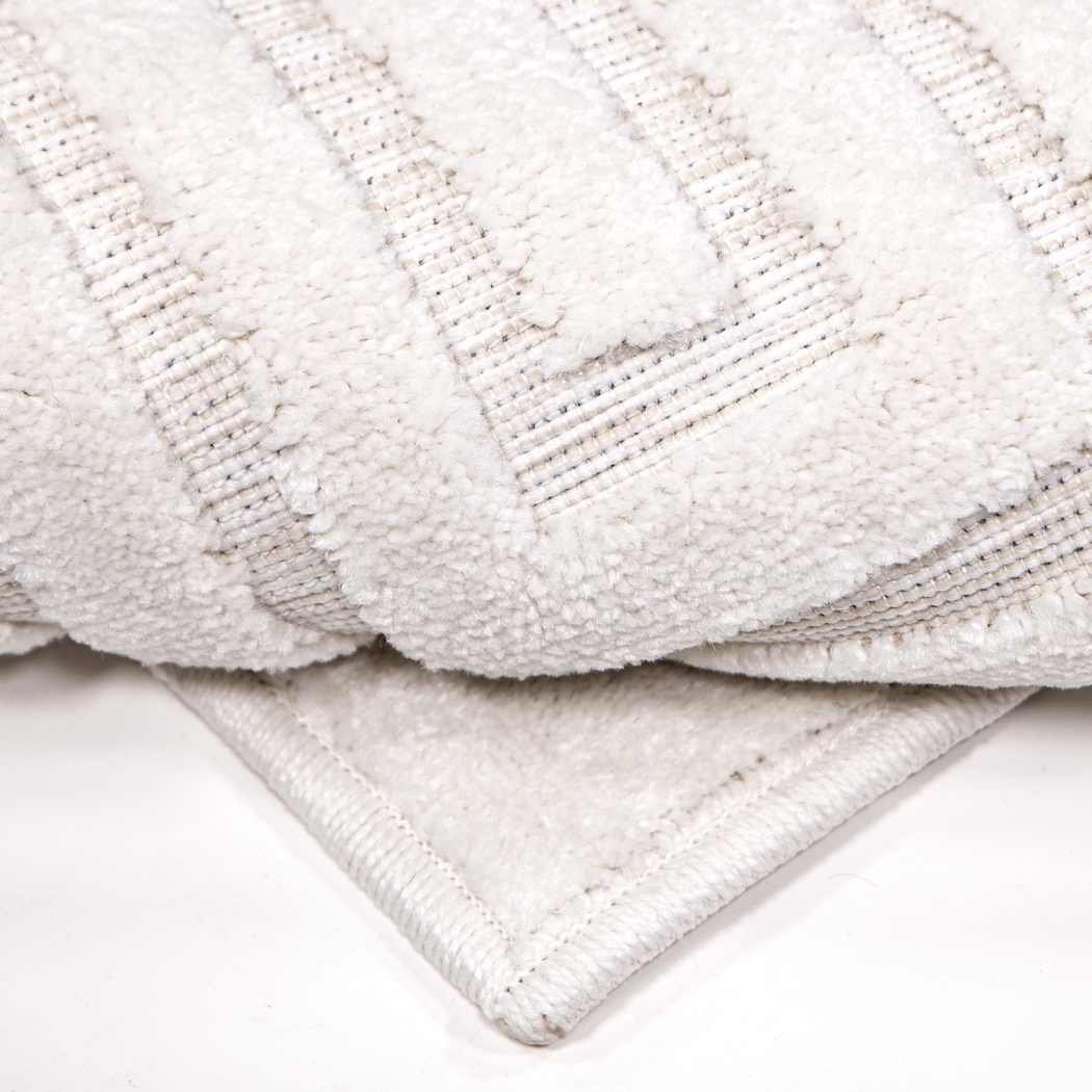 Denbigh White 7'9 x 10'10 Rug - Thumbnail - Image 7