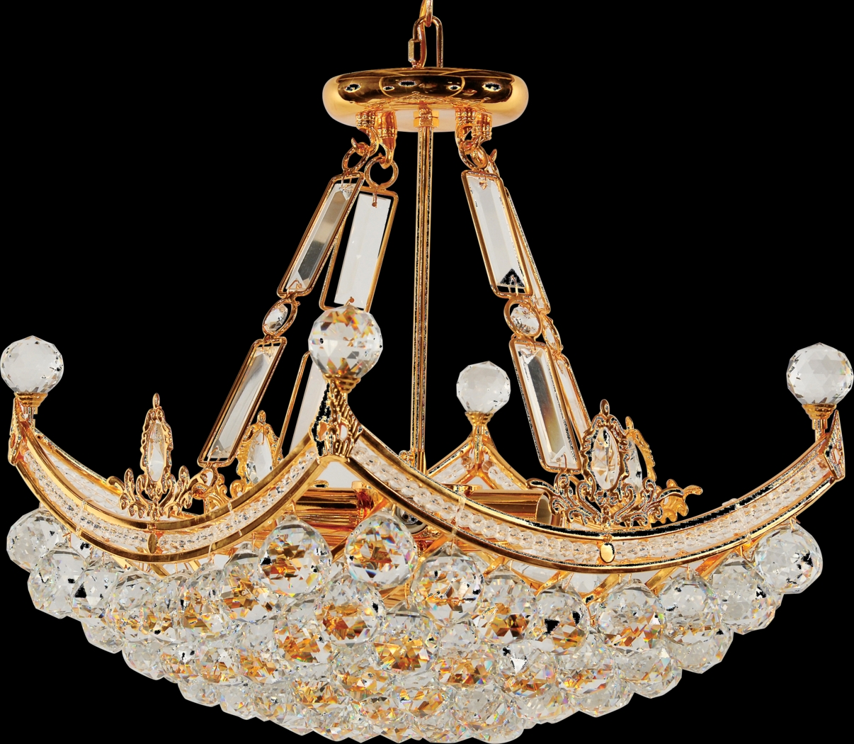 Deneb Gold Chandelier - Thumbnail - Image 1