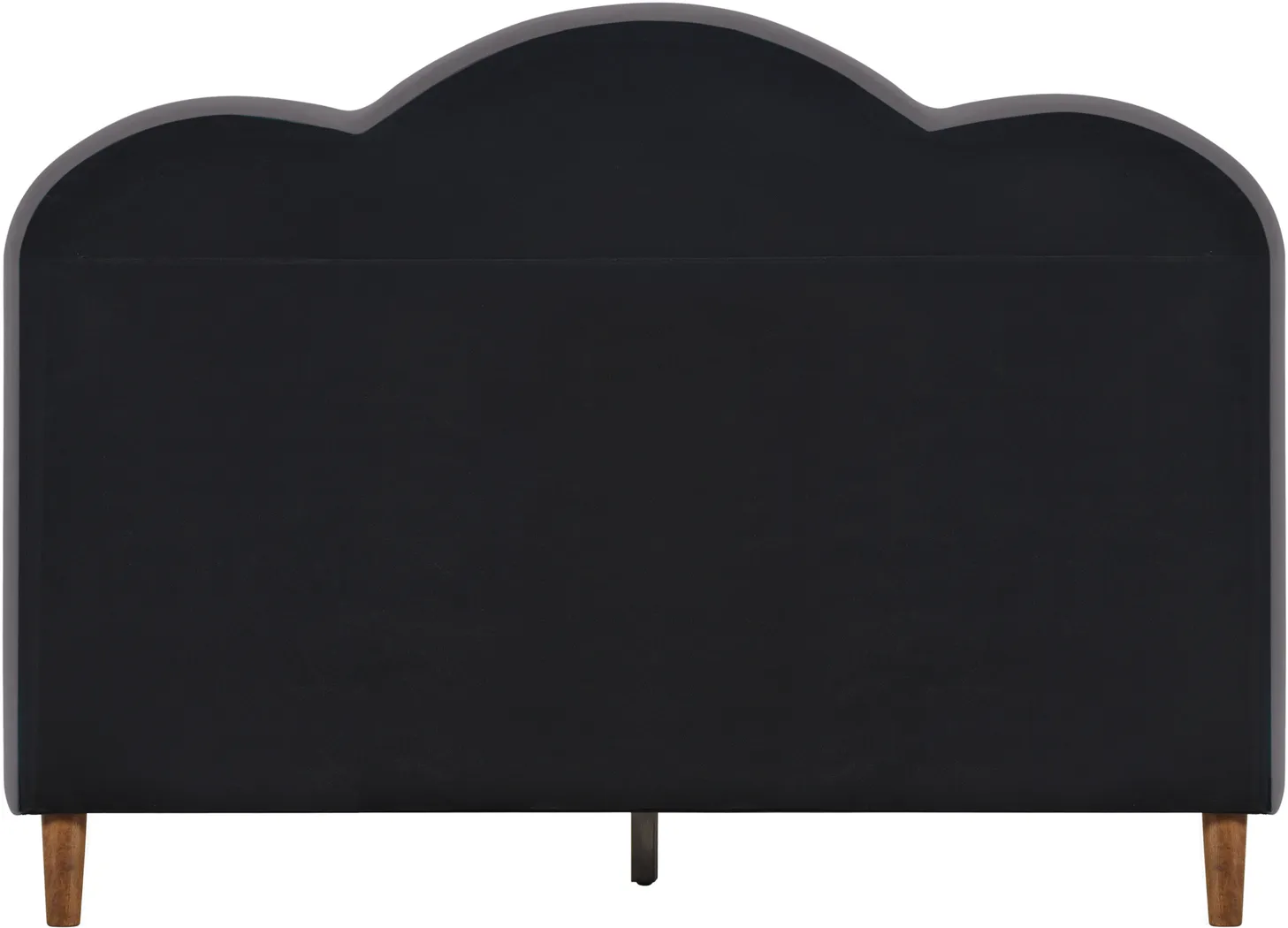 Denela Gray Full Platform Bed - Thumbnail - Image 4