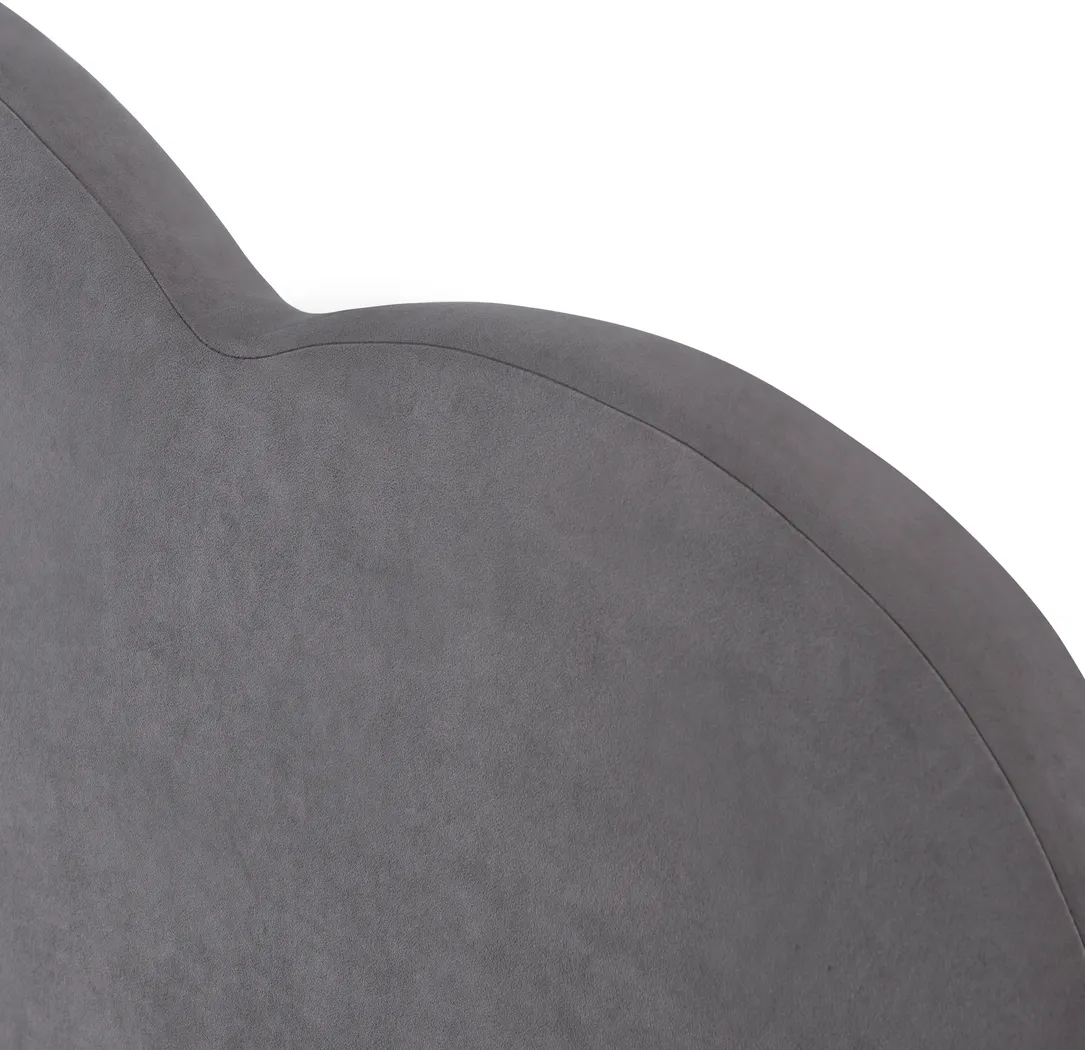 Denela Gray Full Platform Bed - Thumbnail - Image 5