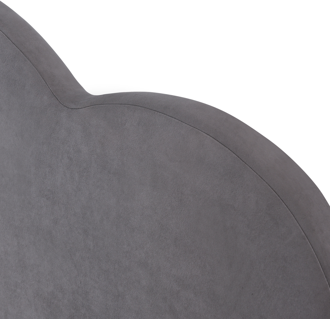 Denela Gray King Platform Bed - Thumbnail - Image 5