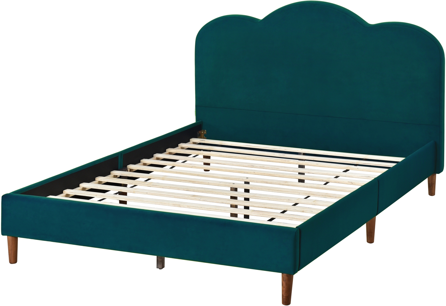 Denela Green Full Platform Bed - Thumbnail - Image 3
