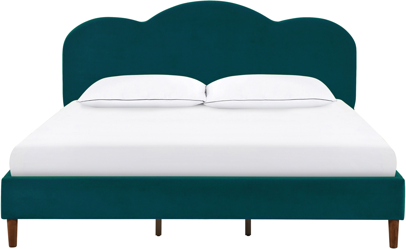 Denela Green King Platform Bed - Thumbnail - Image 2