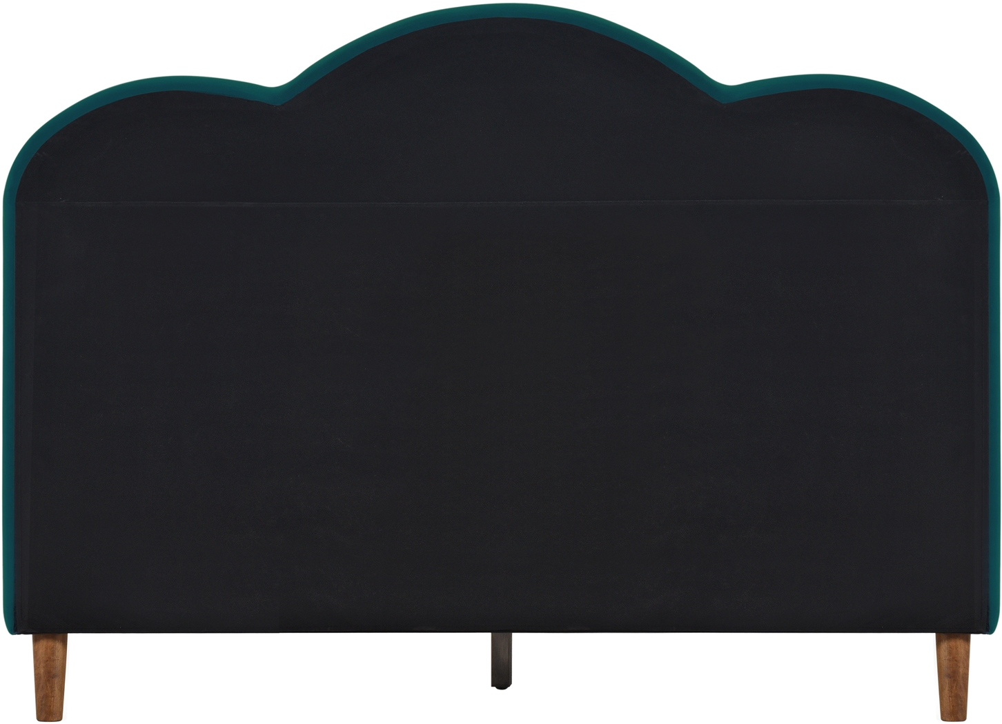 Denela Green Queen Platform Bed - Thumbnail - Image 4