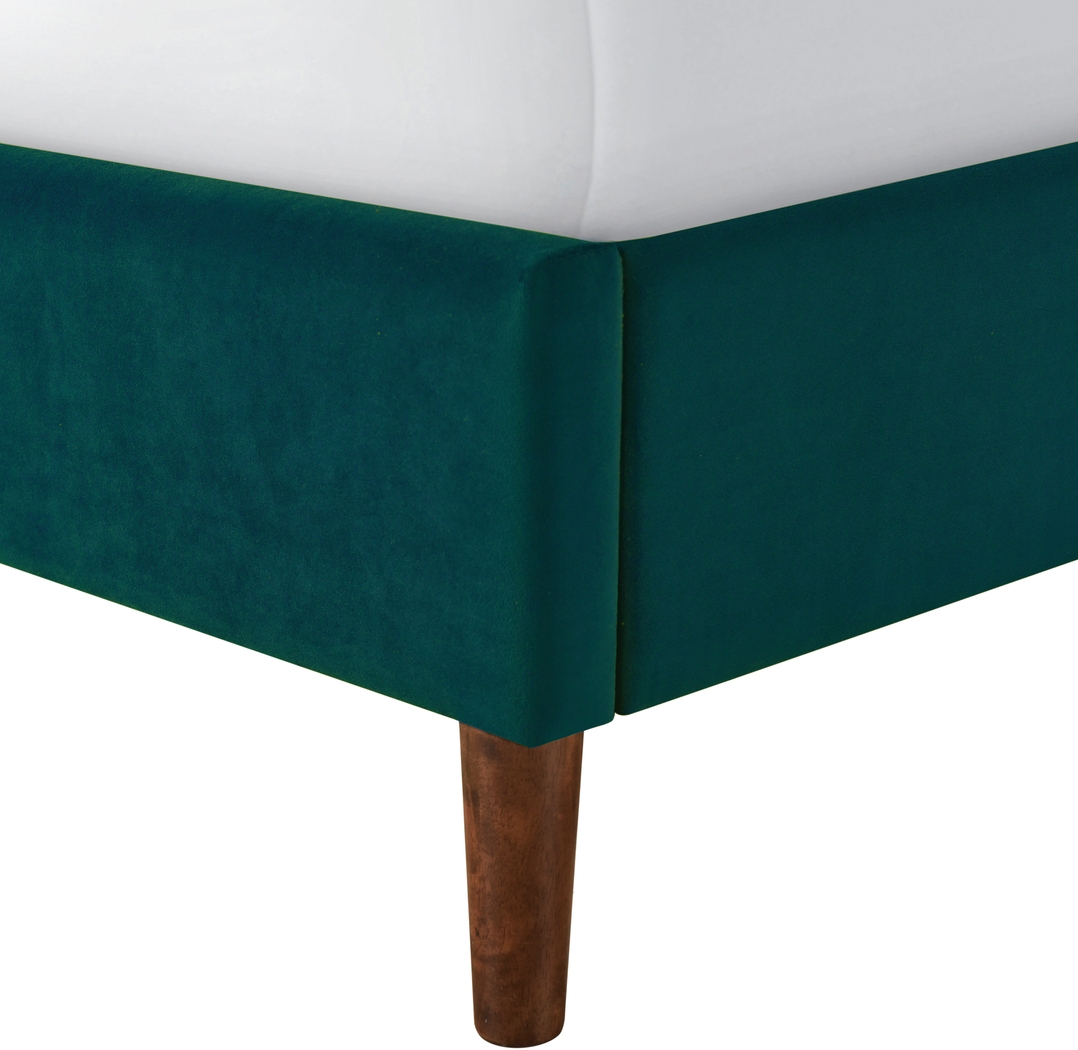 Denela Green Queen Platform Bed - Thumbnail - Image 6