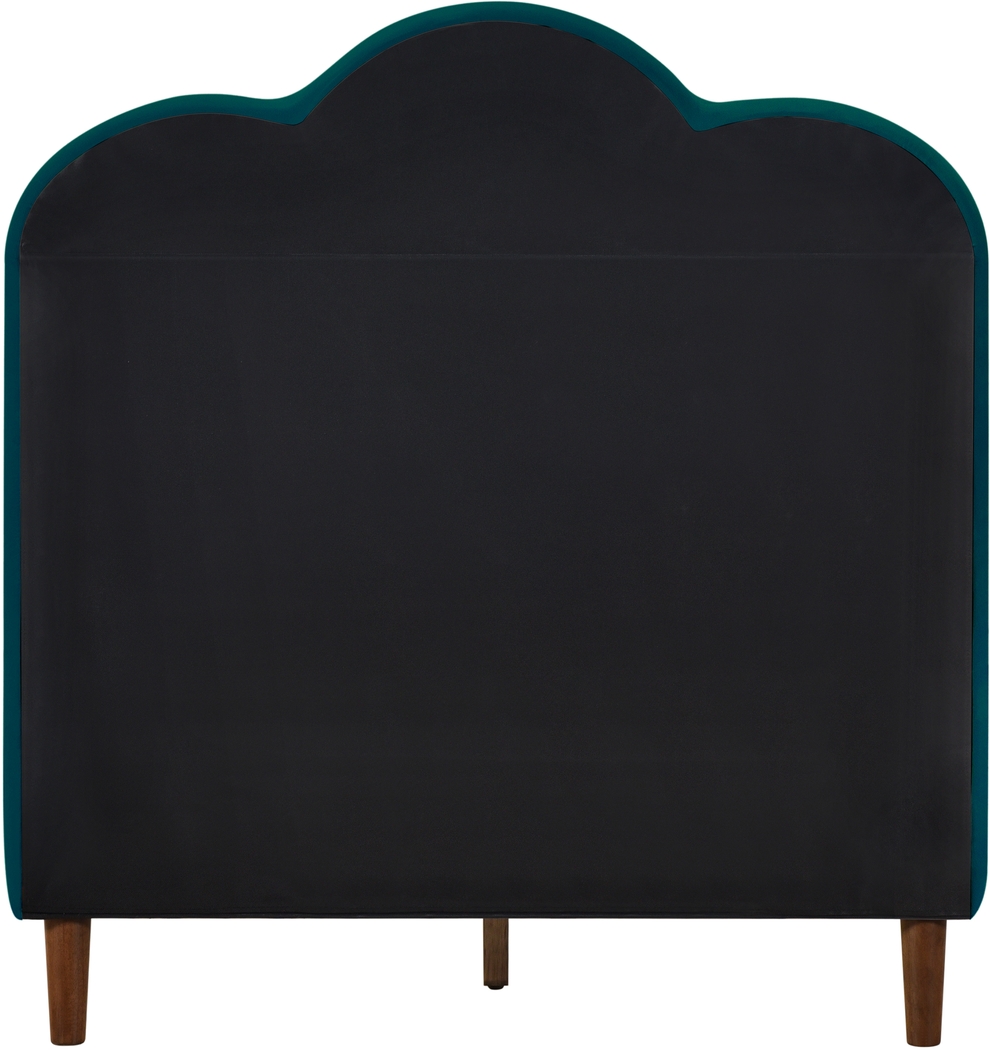 Denela Green Twin Platform Bed - Thumbnail - Image 4