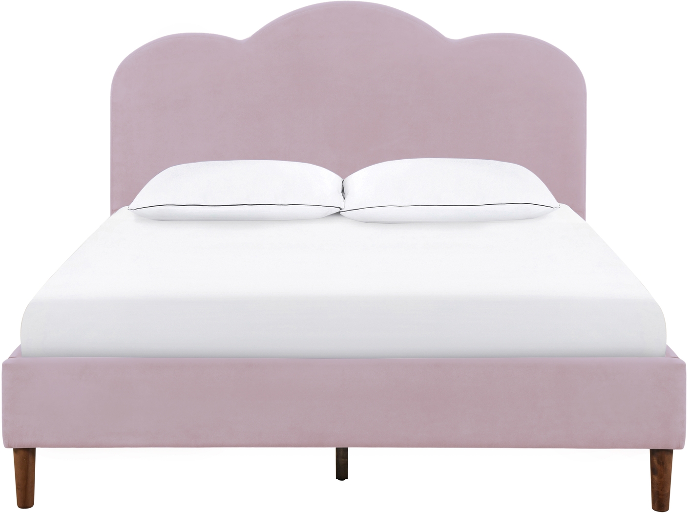 Denela Pink Full Platform Bed - Thumbnail - Image 2