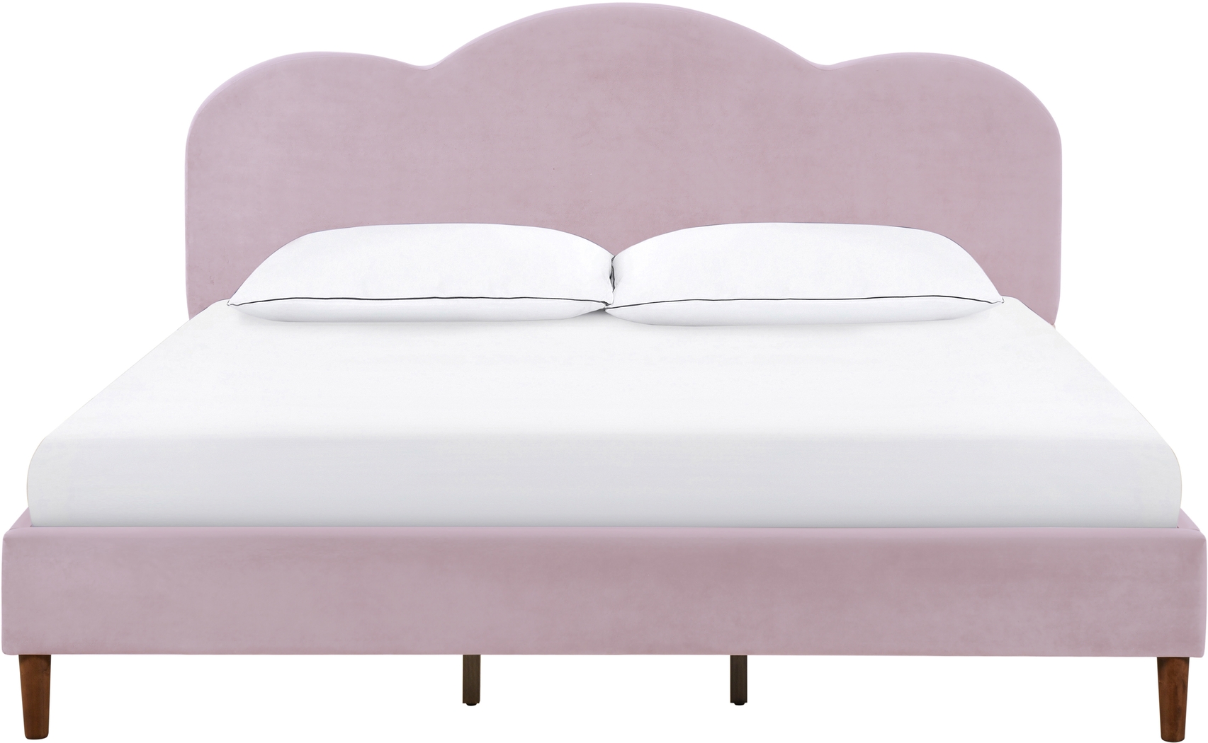 Denela Pink King Platform Bed - Thumbnail - Image 2