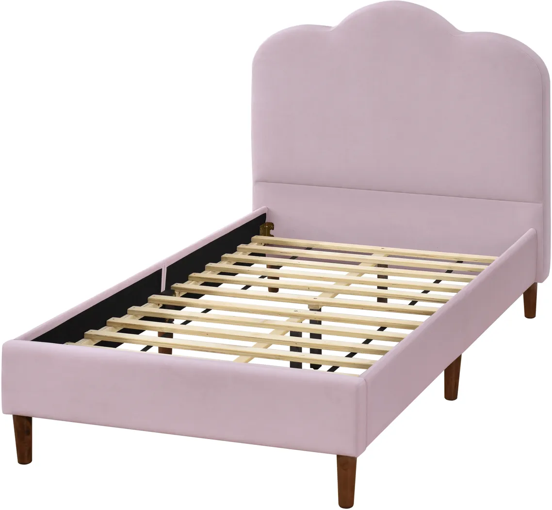 Denela Pink Twin Platform Bed - Thumbnail - Image 3