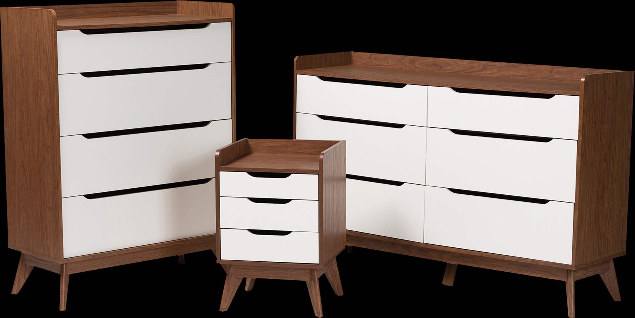 Deneys White 3pc Dresser Set - Thumbnail - Image 1