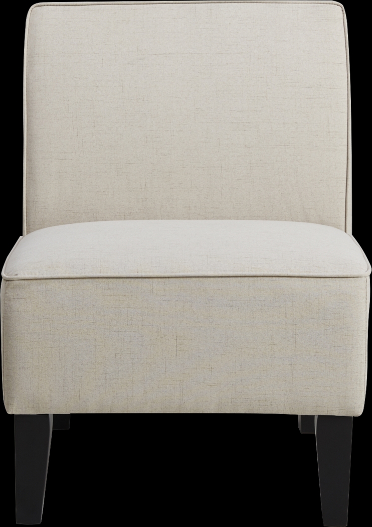 Denham Cream Accent Chair - Thumbnail - Image 1