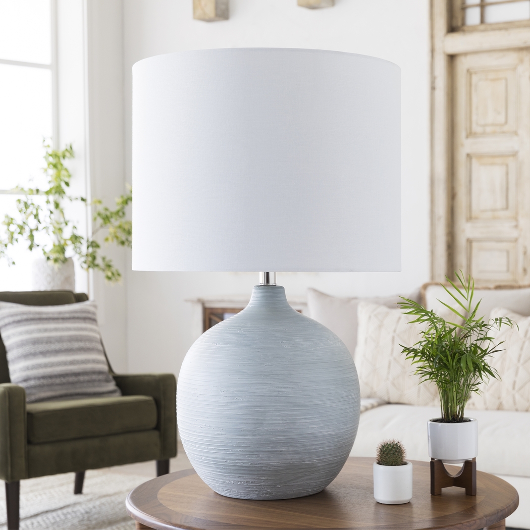 Deni Home Gray Lamp - Thumbnail - Image 4