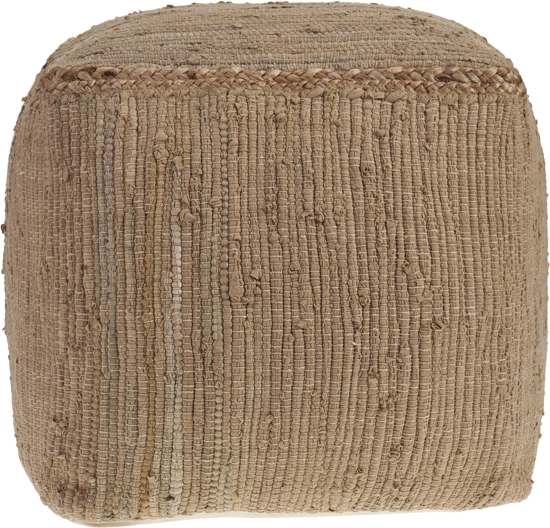 Denilian Tan Pouf - Thumbnail - Image 3