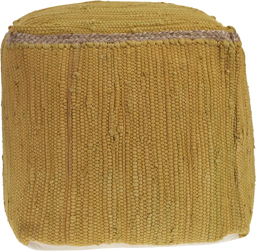 Denilian Yellow Pouf - Thumbnail - Image 3