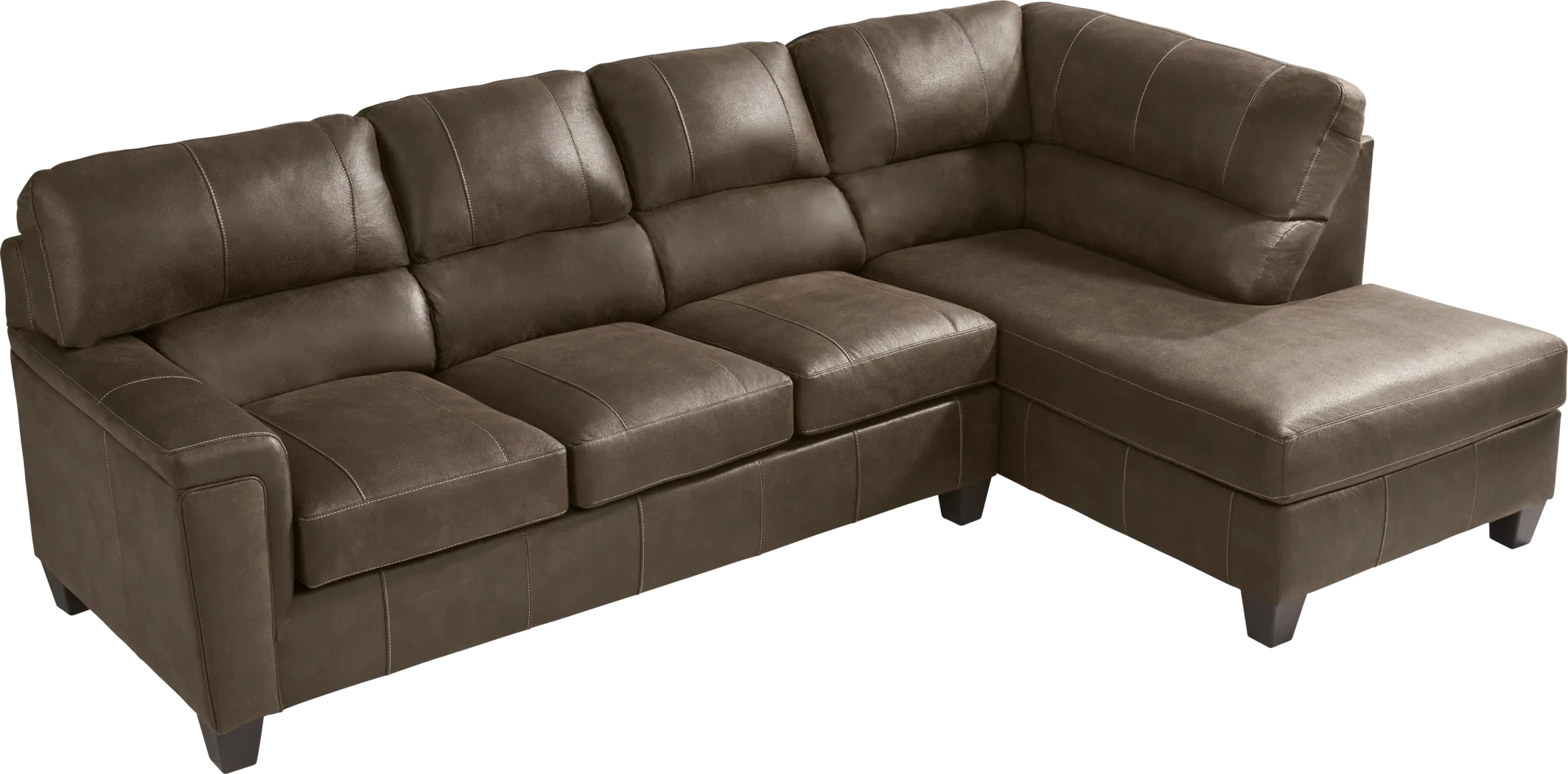 Denio Brown 2 Pc Sectional - Thumbnail - Image 3