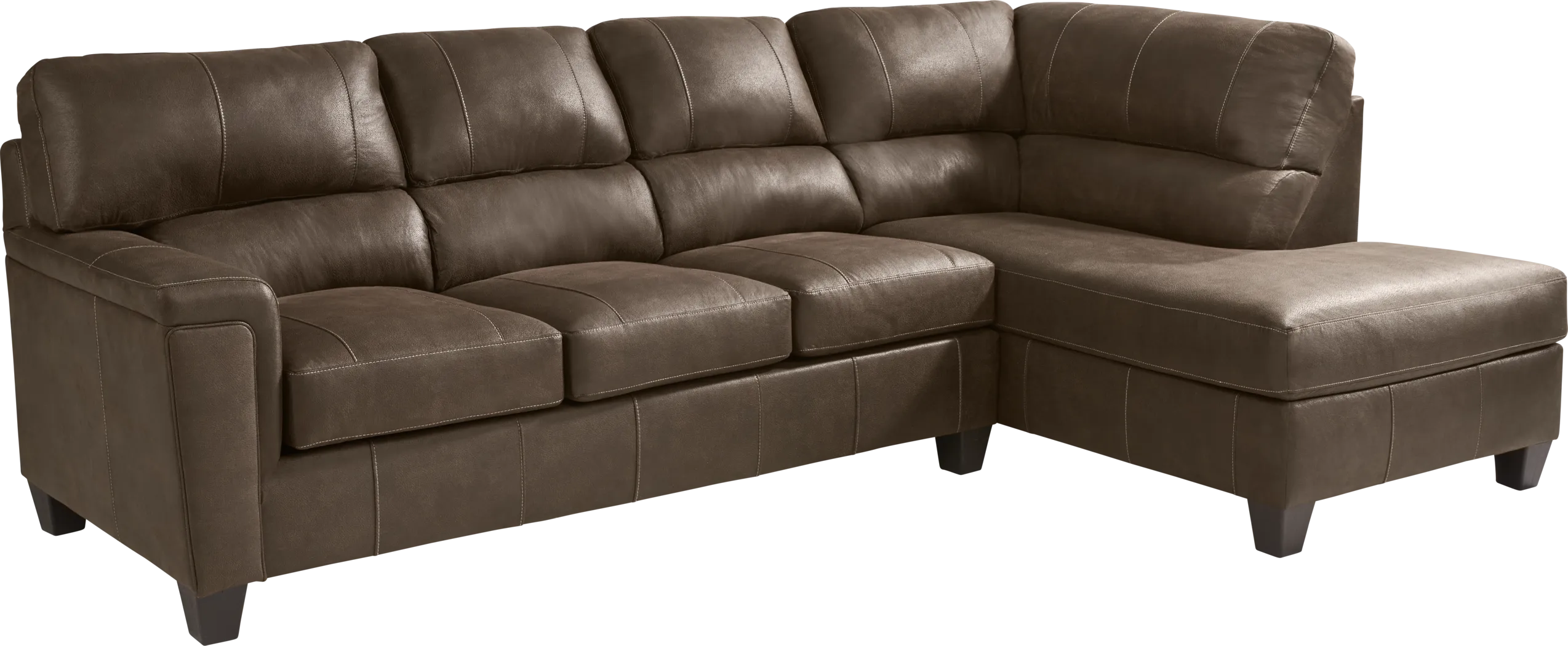 Denio Brown 2 Pc Sectional - Thumbnail - Image 1