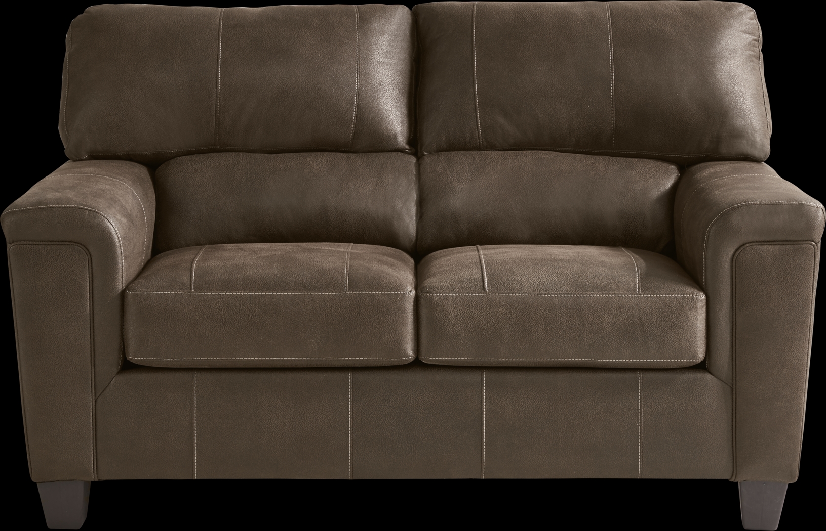 Denio Brown Loveseat - Thumbnail - Image 1