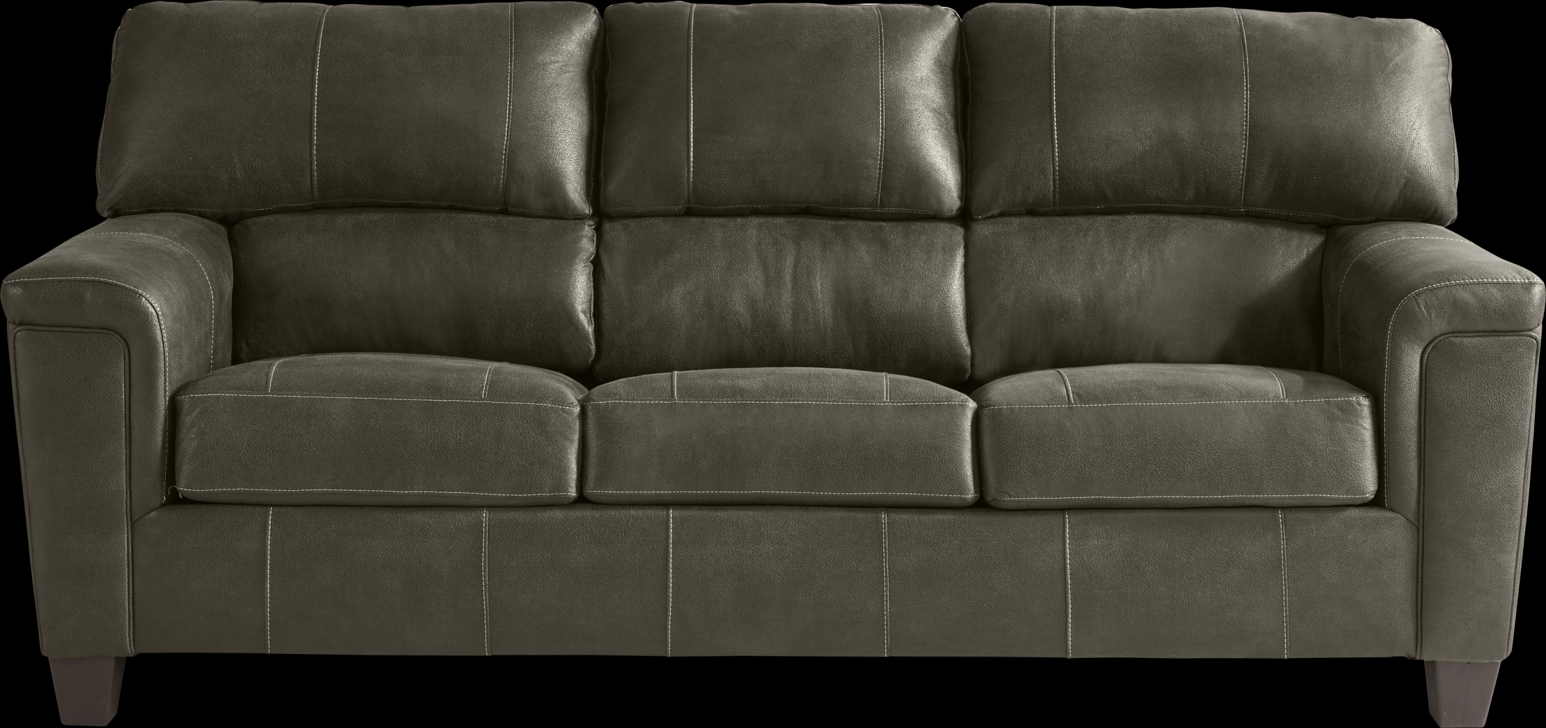 Denio Charcoal Sofa - Thumbnail - Image 1