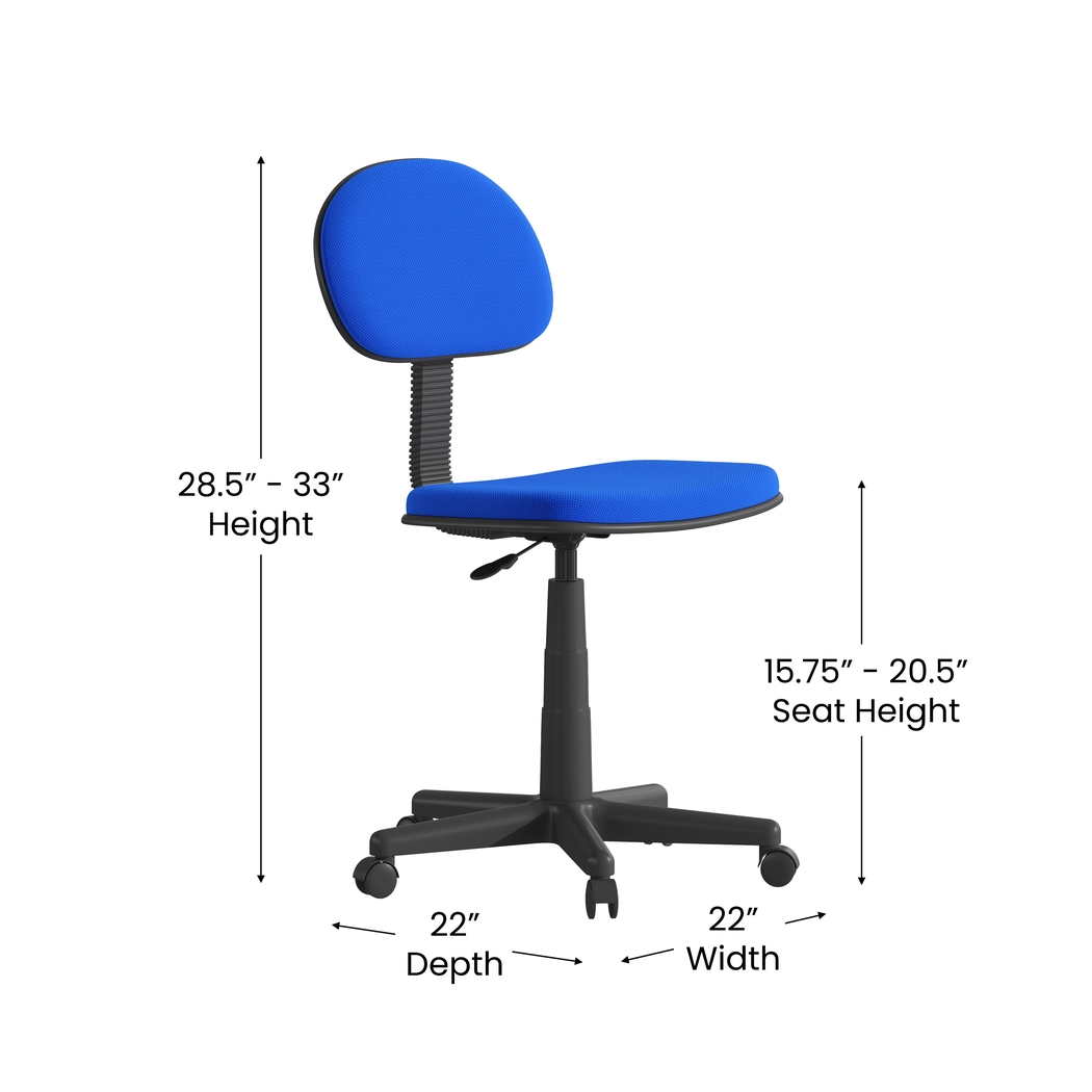 Dennern Blue Office Chair - Thumbnail - Image 7