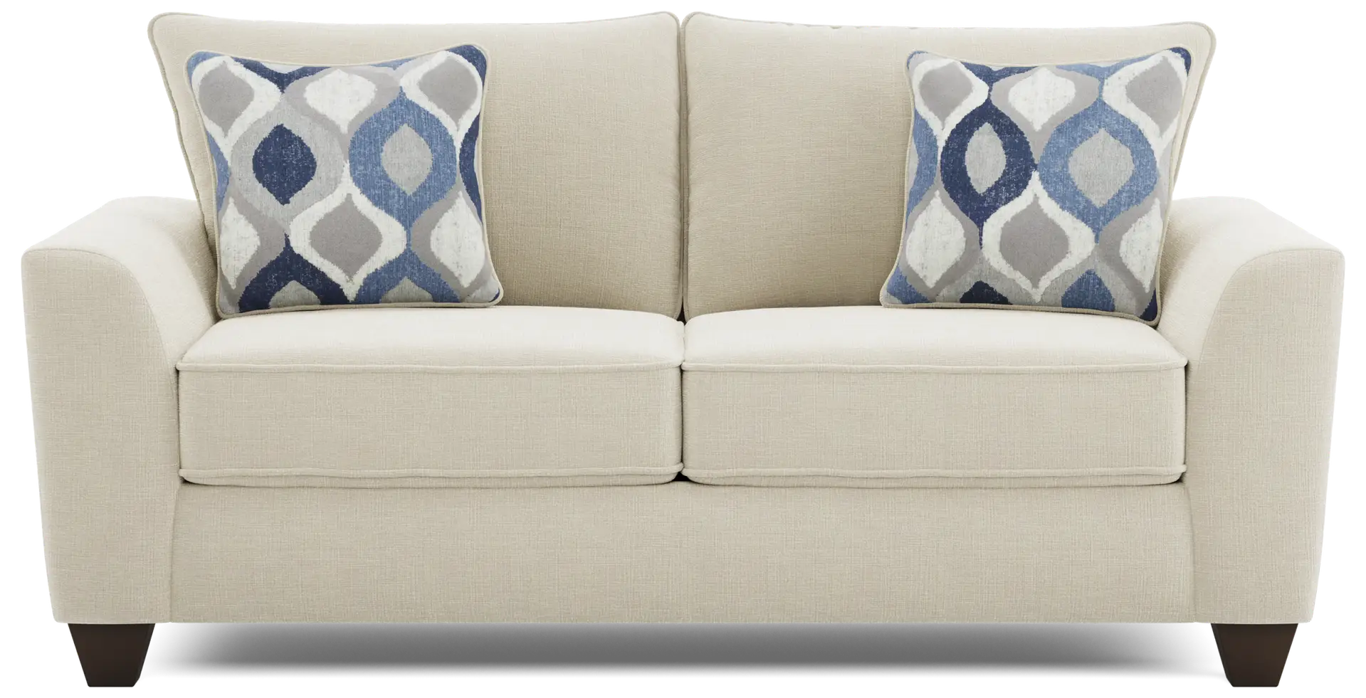 beige loveseat