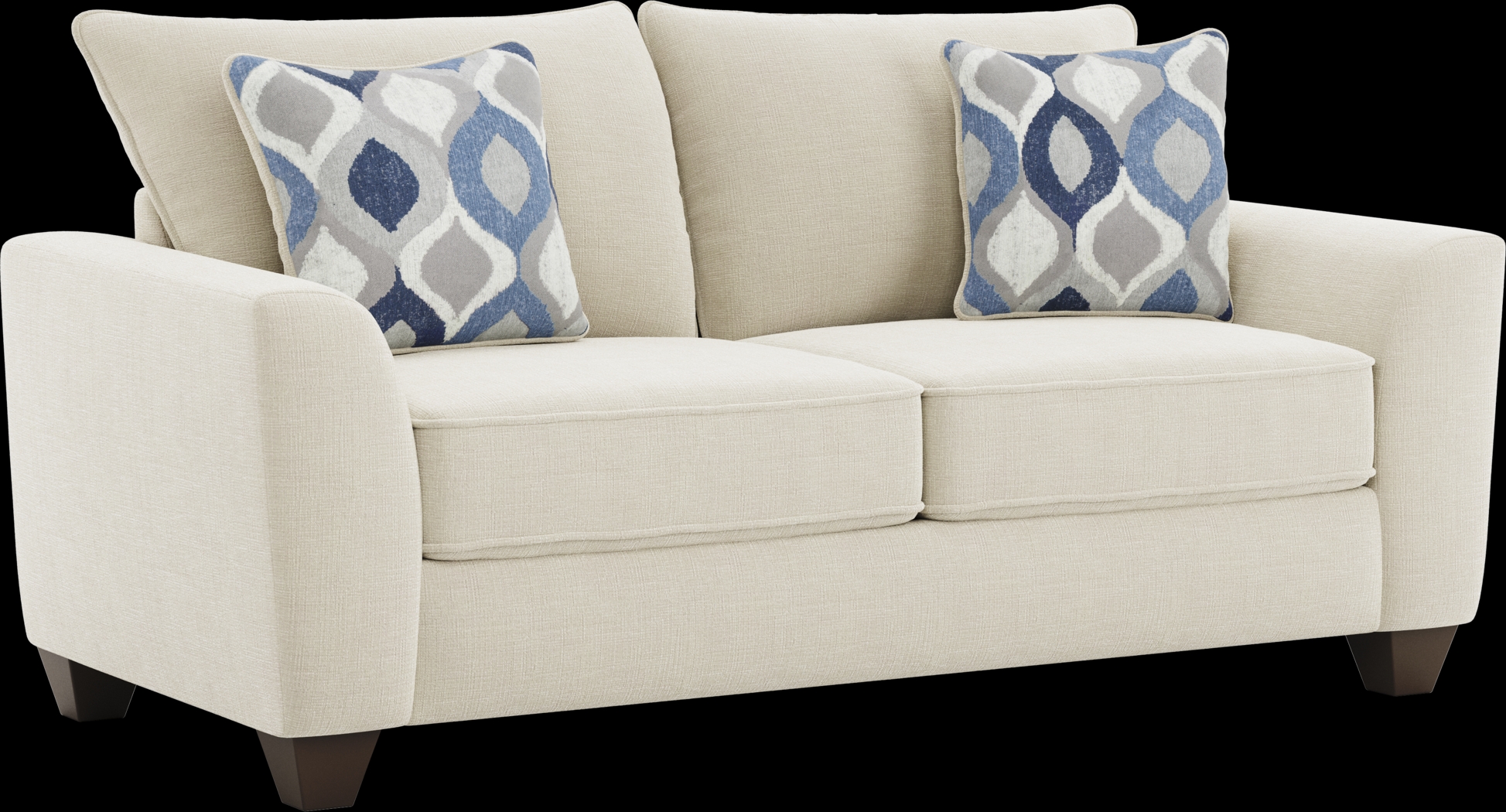 Dennin Heights Beige Sleeper Loveseat - Thumbnail - Image 3