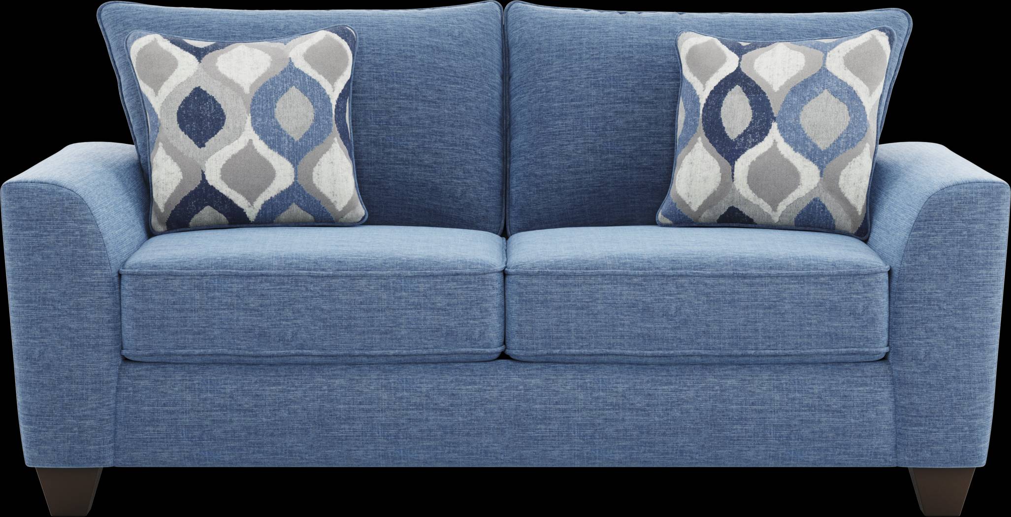 Dennin Heights Blue 2 Pc Living Room - Thumbnail - Image 8