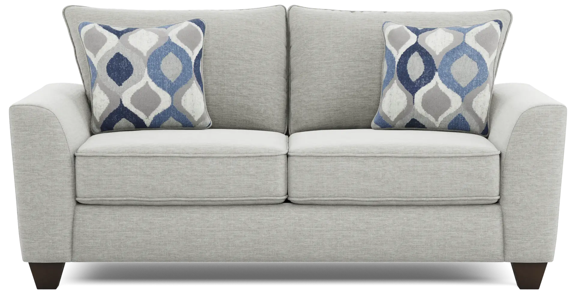 gray loveseat