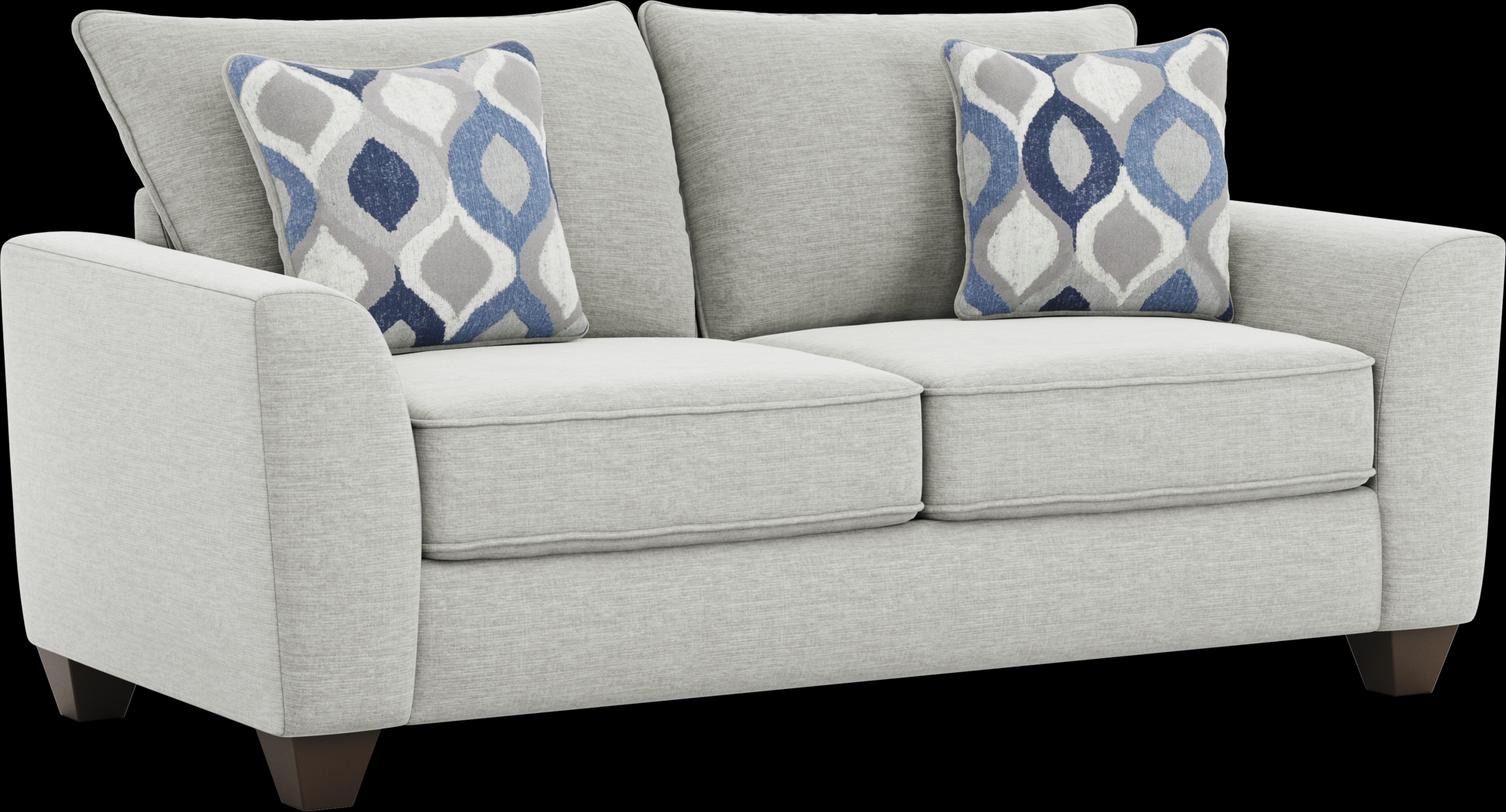Dennin Heights Gray Sleeper Loveseat - Thumbnail - Image 3