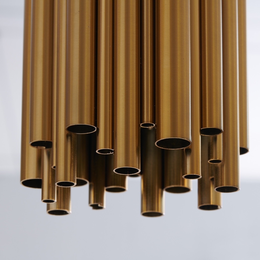 Dennis Avenue  Brass Chandelier - Thumbnail - Image 2