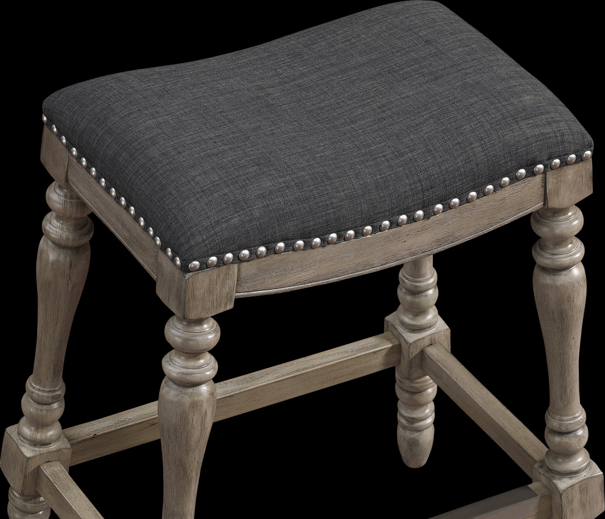Deno Charcoal Counter Stool - Thumbnail - Image 3