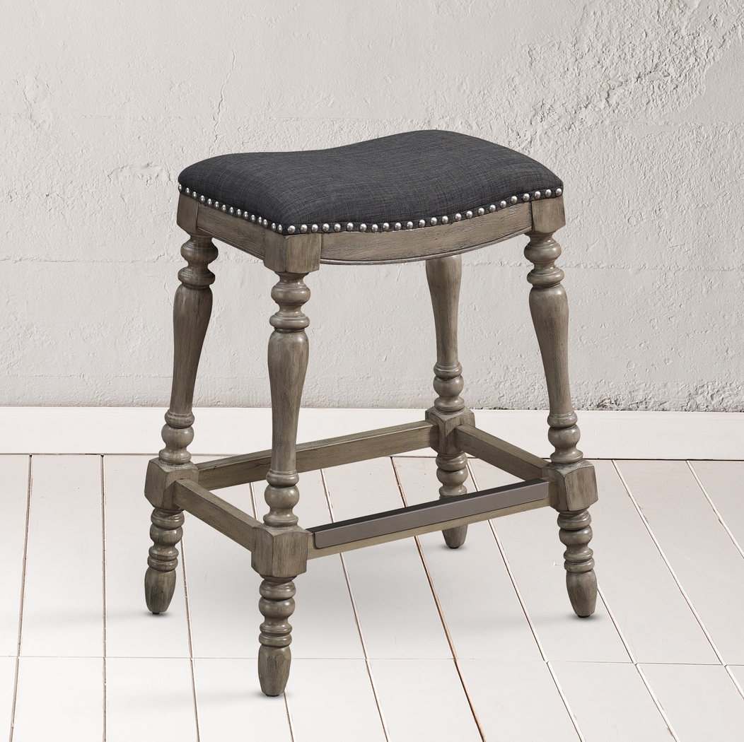 Deno Charcoal Counter Stool - Thumbnail - Image 4