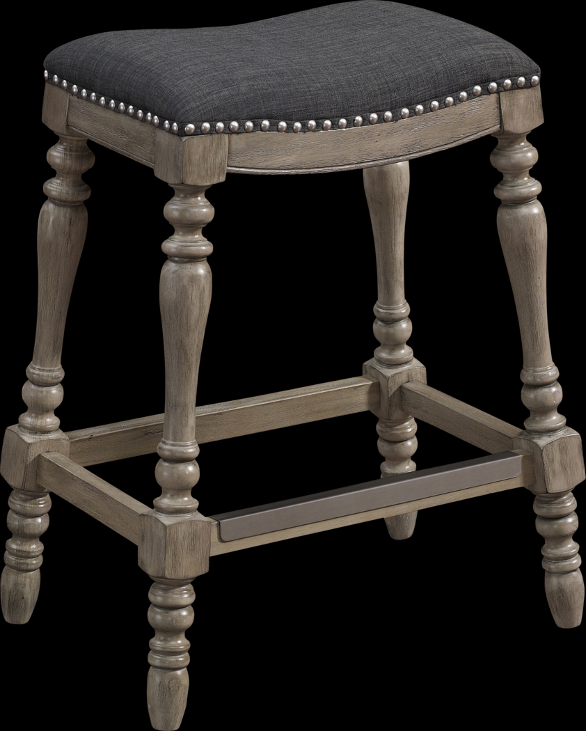 Deno Charcoal Counter Stool - Thumbnail - Image 1