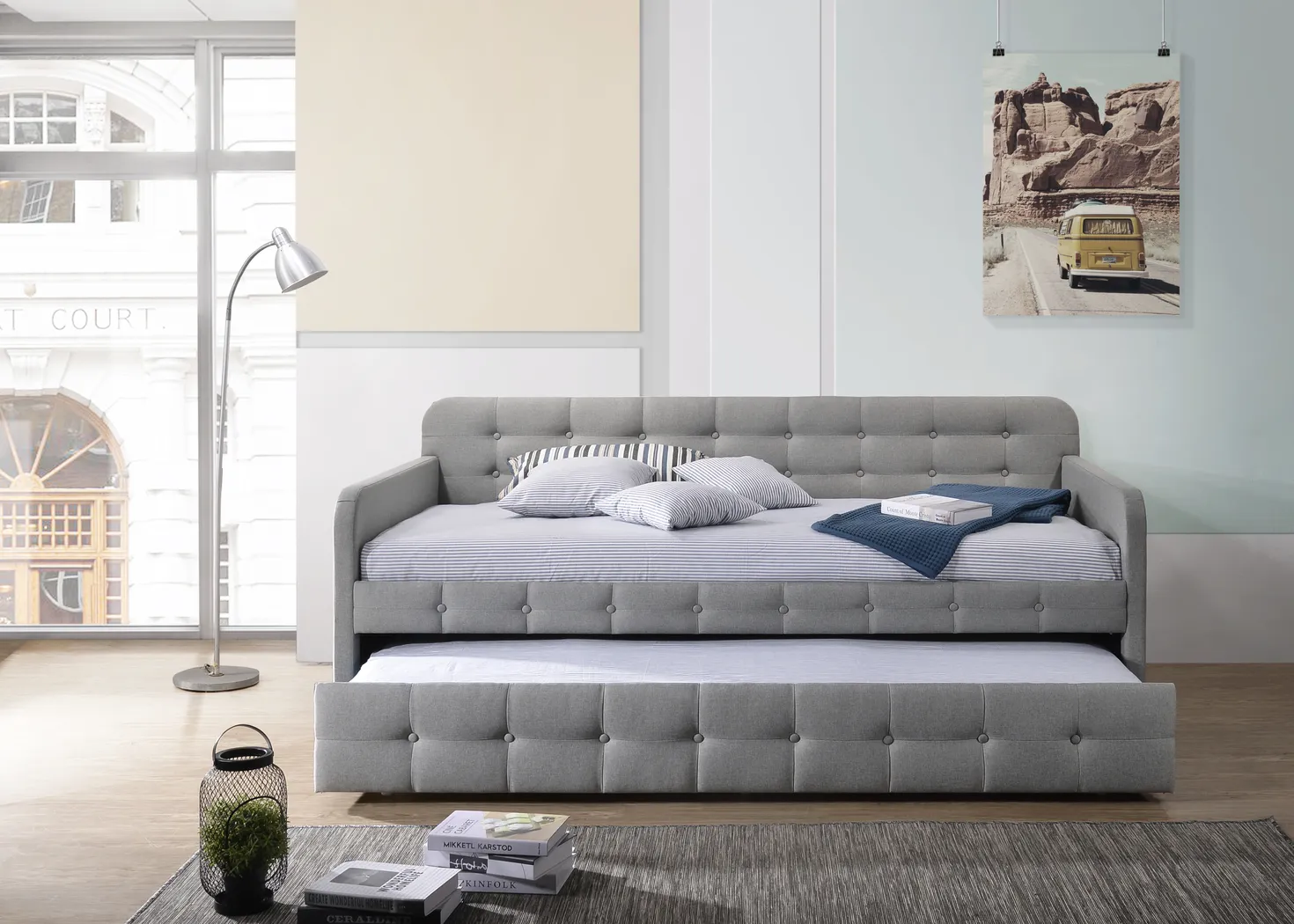 Densmore Gray Daybed - Thumbnail - Image 3